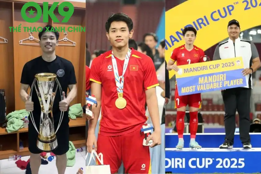 Một năm đại thành công của Đình Bắc từ CLB CAHN đến U23 Việt Nam (Ảnh: FBNV).
